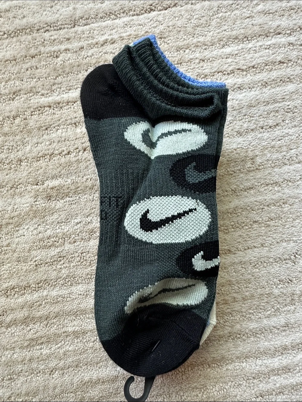 NWT 6 Pack of Nike Everyday Lightweight Training No-Show Socks Drifit Green Blu